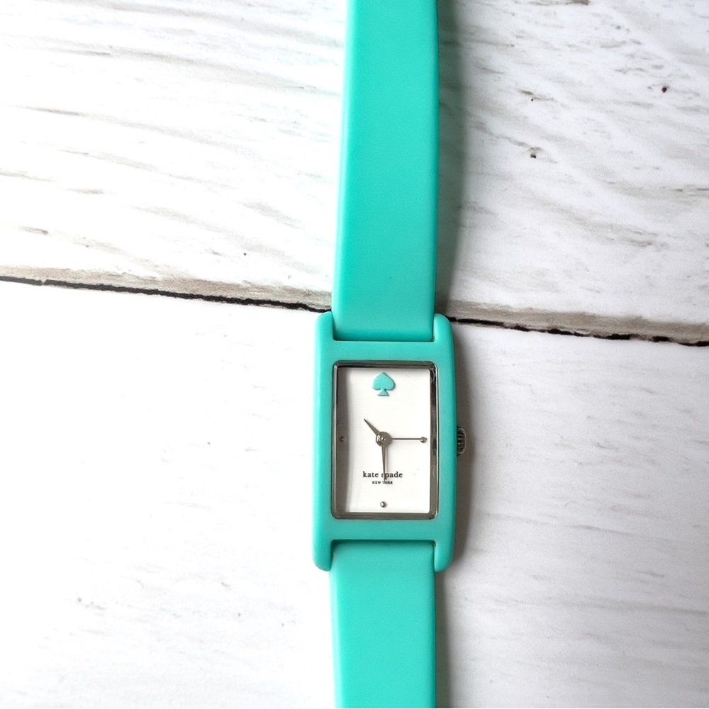 Kate Spade Turquoise Silicone Band Watch
